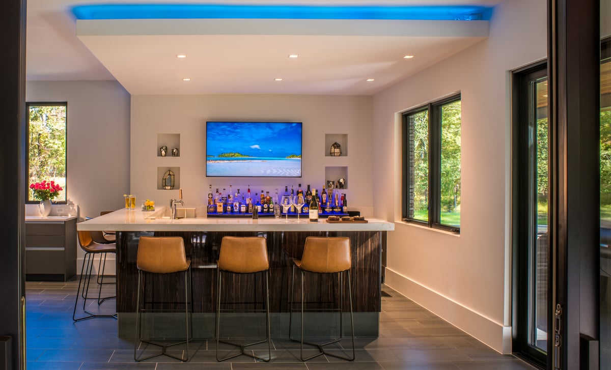 Modern Style High End Luxury Custom Home by Design Build Firm AV Architects and Builders in Great Falls Virginia Northern Virginia Custom Home Builders The Architect House