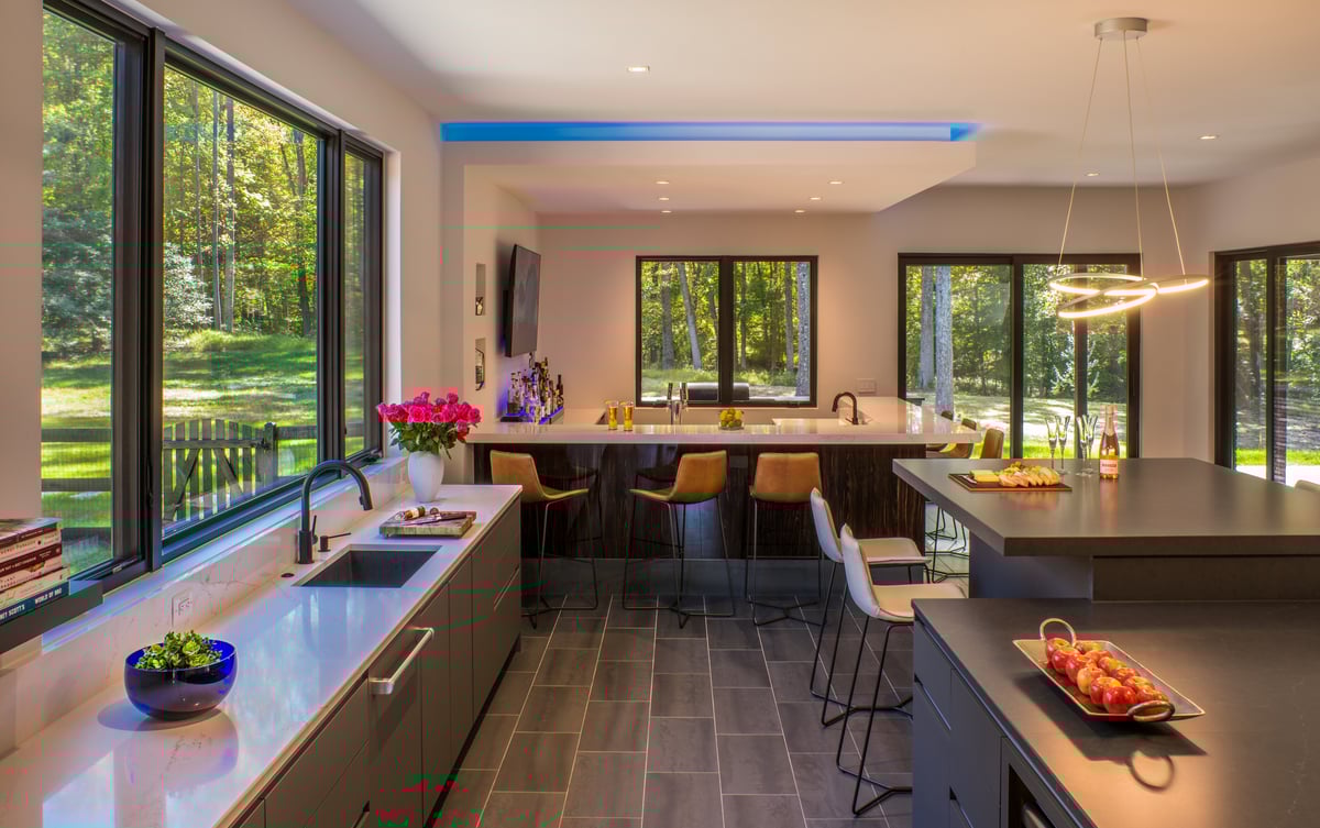 Modern Style High End Luxury Custom Home by Design Build Firm AV Architects and Builders in Great Falls Virginia Northern Virginia Custom Home Builders The Architect House