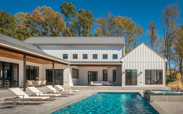 Modern Farmhouse Style Custom Home by AV Architects and Builders in Great Falls Virginia Northern Virginia Custom Home Builders The Vista House