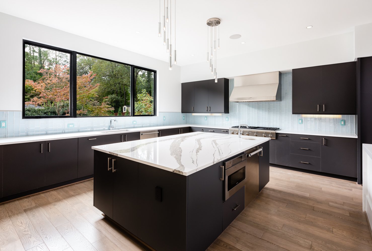 Modern Style Custom Home on a Hill by Design-Build Firm AV Architects and Builders in McLean Virginia Northern Virginia Custom Home Builders The Hill House