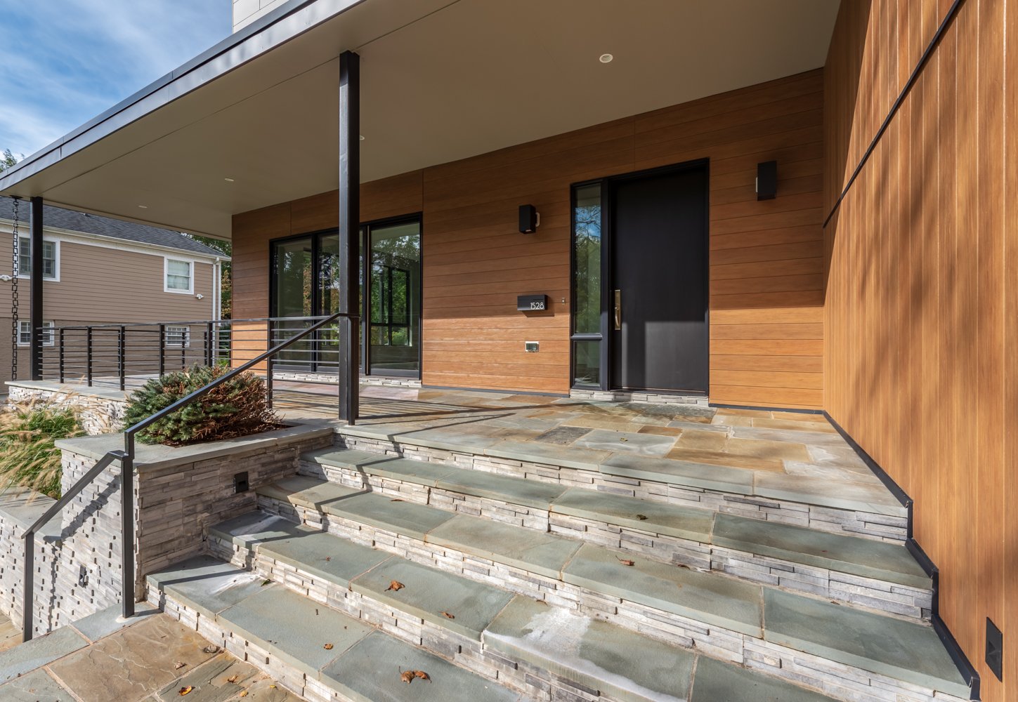 Modern Style Custom Home on a Hill by Design-Build Firm AV Architects and Builders in McLean Virginia Northern Virginia Custom Home Builders The Hill House