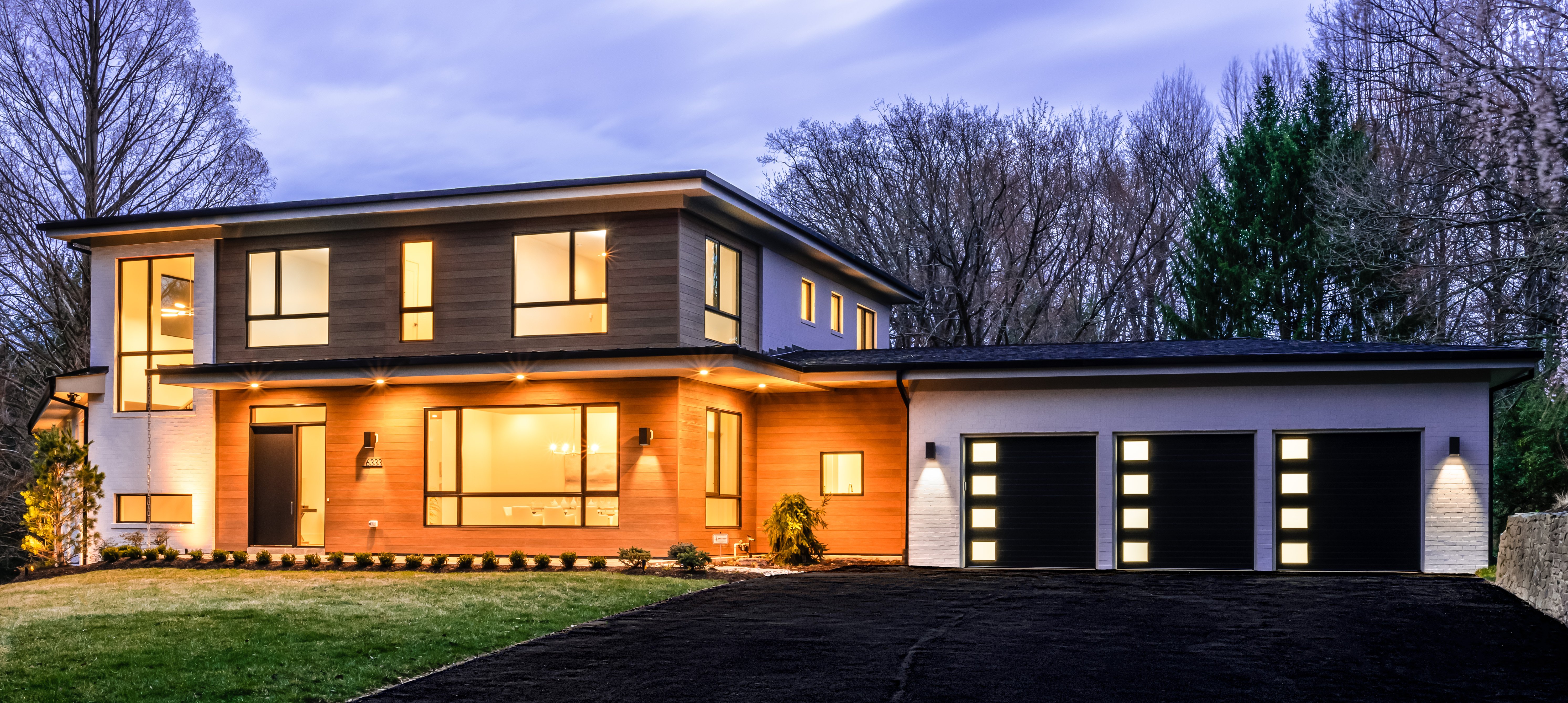 Modern Style High End Luxury Custom Home by Design Build Firm AV Architects and Builders in Great Falls Northern Virginia