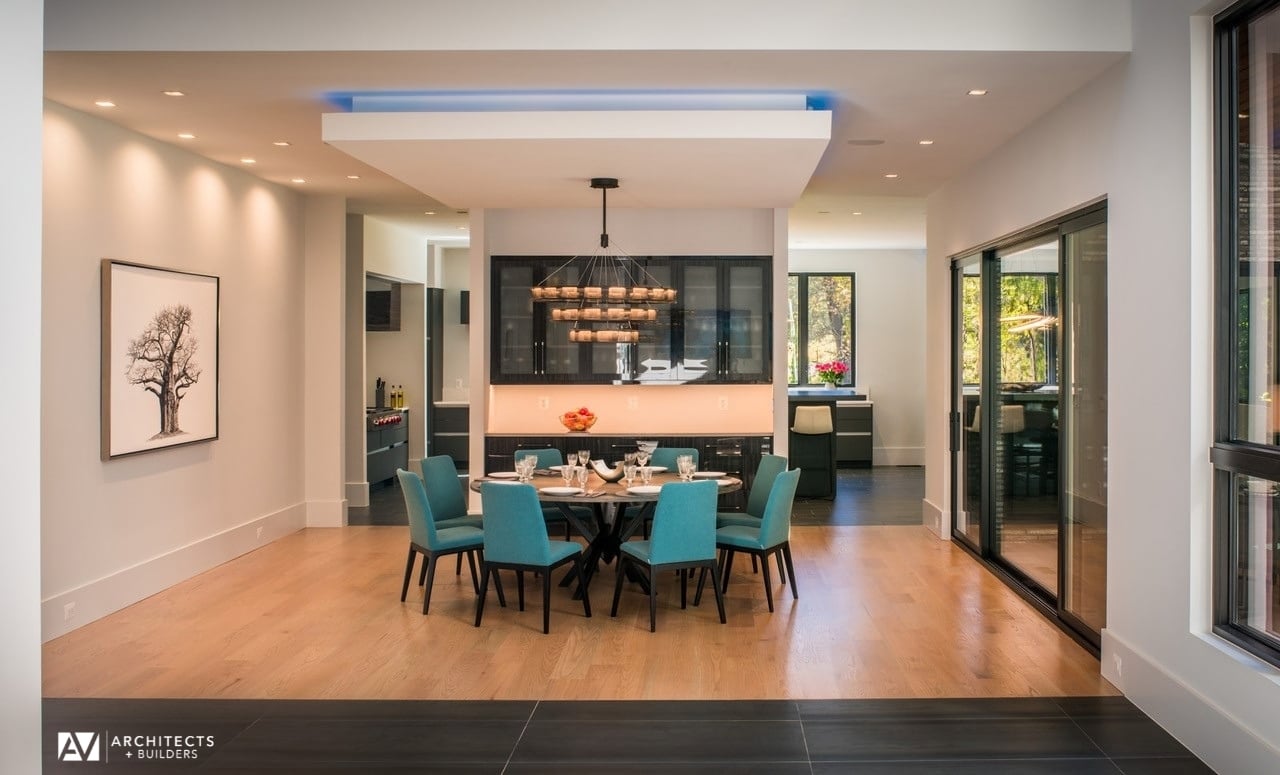 Modern Style High End Luxury Custom Home by Design Build Firm AV Architects and Builders in Great Falls Virginia Northern Virginia Custom Home Builders
