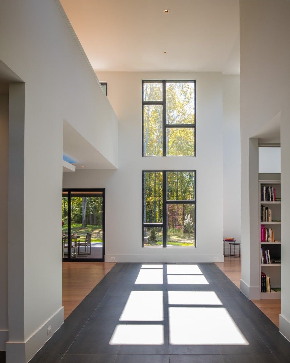 Modern Style High End Luxury Custom Home by Design Build Firm AV Architects and Builders in Great Falls Virginia Northern Virginia Custom Home Builders The Architect House Owners Francisca Alonso and Tony Alonso