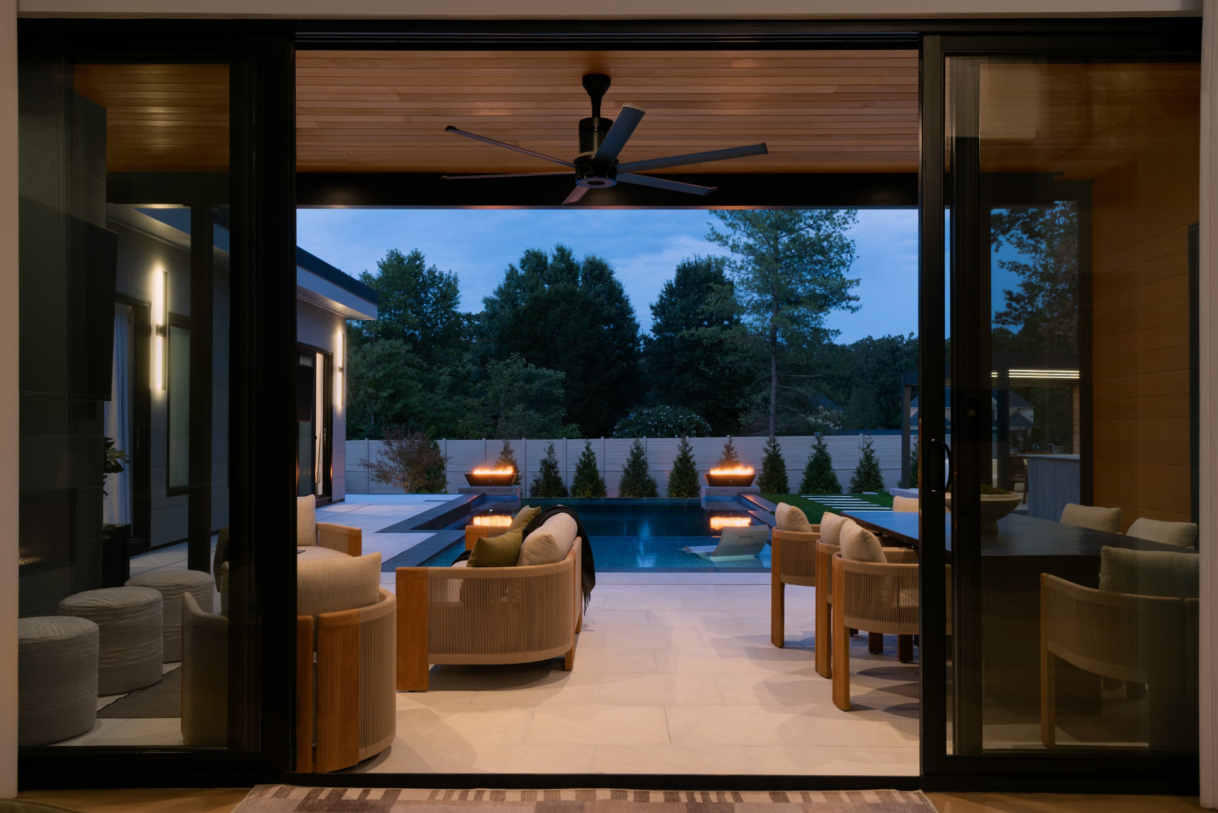 Modern Style High End Luxury Custom Home by Design Build Firm AV Architects and Builders in Great Falls Virginia Northern Virginia Custom Home Builders The Celestial House